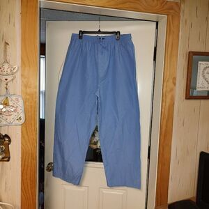 New Andrew Scott Light Blue Lightweight Sleep Pants Men's 3XL